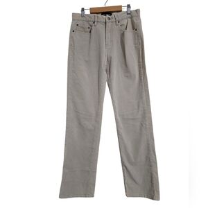 Club Monaco‎ Corduroy Straight Leg Pant Cream size 30 x 32